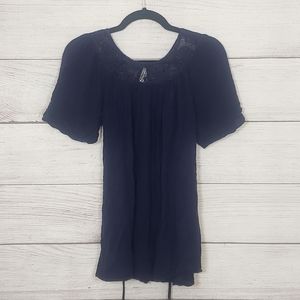Motherhood Maternity, Women's, Navy Blue Blouse, Size Small
